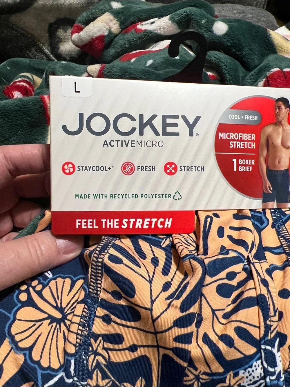 NWT JOCKEY active microfiber boxer briefs